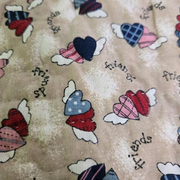 Vintage Overall Sam Mini Quilt Doll Quilt Wall Hanging Mid Century - Picture 8 of 8